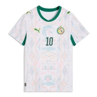 Camiseta Senegal Sadio Mane #10 Primera Equipación Replica Mundial 2026 para mujer mangas cortas